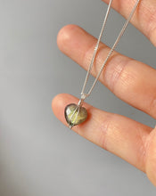 Load image into Gallery viewer, Labradorite faceted Heart (Sterling Silver)
