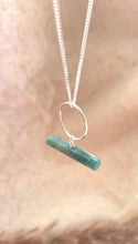 Load image into Gallery viewer, Ocean Jasper T-Bar with Hoop (Sterling Silver)
