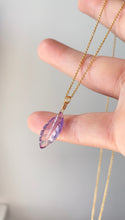 Load image into Gallery viewer, Amethyst Leaf (Gold Filled)
