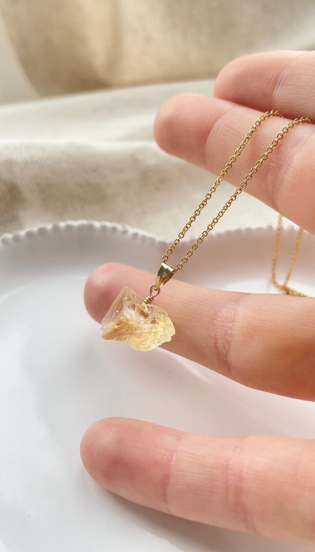 Citrine Raw (Gold Filled)