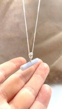 Load image into Gallery viewer, Blue Lace Agate T-Bar (Sterling Silver)
