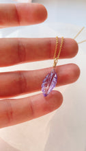 Load image into Gallery viewer, Amethyst Leaf (Gold Filled)
