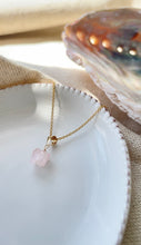 Load image into Gallery viewer, Rose Quartz Raw (Gold Filled)
