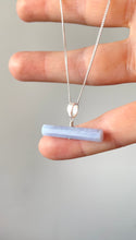 Load image into Gallery viewer, Blue Lace Agate T-Bar (Sterling Silver)
