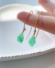 Load image into Gallery viewer, Chrysoprase Threaders (Gold Filled)
