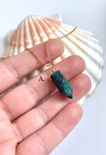 Load image into Gallery viewer, Chrysocolla Point (Gold Filled)
