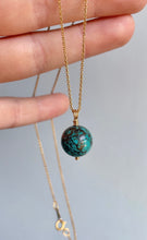 Load image into Gallery viewer, Turquoise Orb (Gold Filled)
