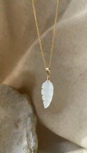 Load image into Gallery viewer, Moonstone Leaf (Gold filled)
