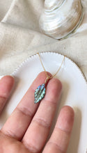 Load image into Gallery viewer, Labradorite Leaf (Gold Filled)
