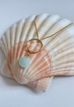 Load image into Gallery viewer, Amazonite Hoop (Gold Filled)
