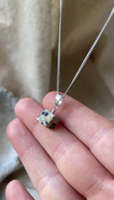 Load image into Gallery viewer, Dalmatian Jasper Cube (Sterling Silver)
