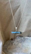 Load image into Gallery viewer, Labradorite T-Bar (Sterling Silver)
