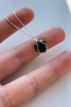 Load image into Gallery viewer, Black Onyx Heart (Sterling Silver)
