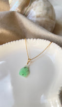 Load image into Gallery viewer, Chrysoprase Slice (Gold Filled)
