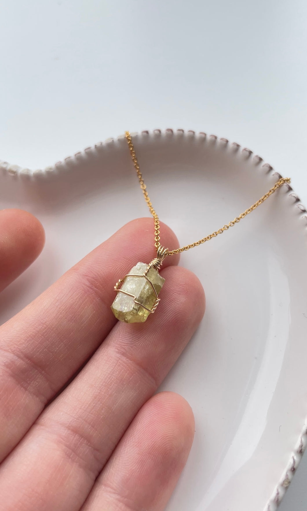 Yellow Apatite (Gold Filled)