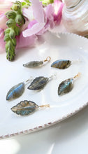 Load image into Gallery viewer, Labradorite Leaf (Sterling Silver)
