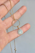 Load image into Gallery viewer, Amazonite Hoop (Gold Filled)
