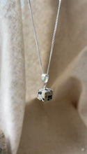 Load image into Gallery viewer, Dalmatian Jasper Cube (Sterling Silver)
