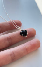 Load image into Gallery viewer, Black Onyx Heart (Sterling Silver)
