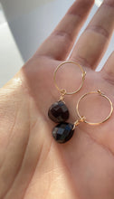 Load image into Gallery viewer, Smoky Quartz Earring (14k Gold Filled)
