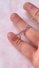 Load image into Gallery viewer, Smoky Quartz Wishbone (Sterling Silver)
